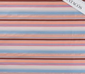 Orange pink mikado stripes